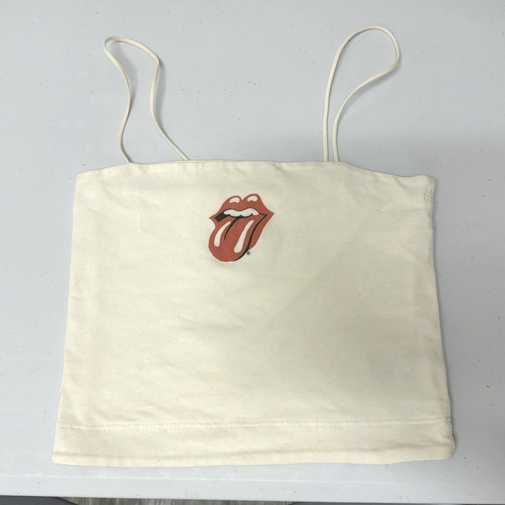 Rolling Stones crop top